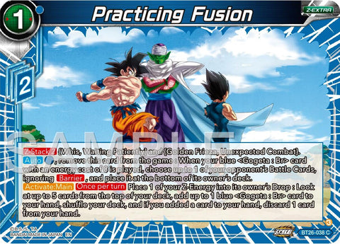Practicing Fusion (BT26-038) [Ultimate Advent] 