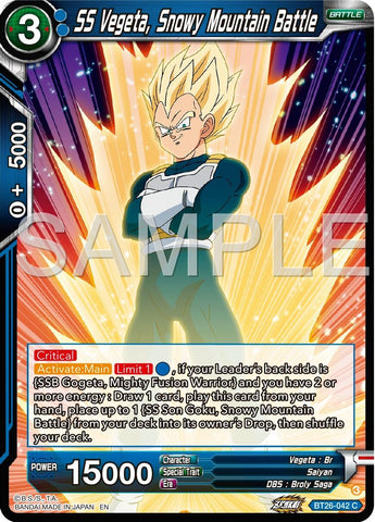 SS Vegeta, Snowy Mountain Battle (BT26-042) [Ultimate Advent] 