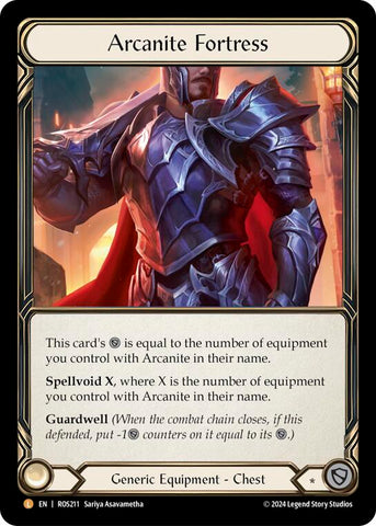 Arcanite Fortress [ROS211] (Rosetta) Rainbow Foil 