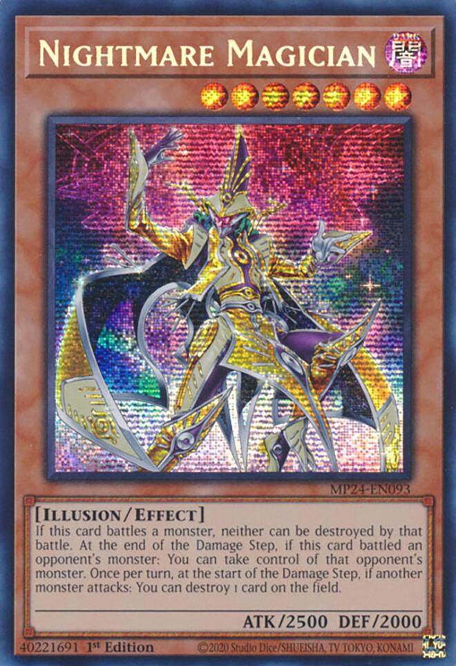 Nightmare Magician [MP24-EN093] Prismatic Secret Rare 