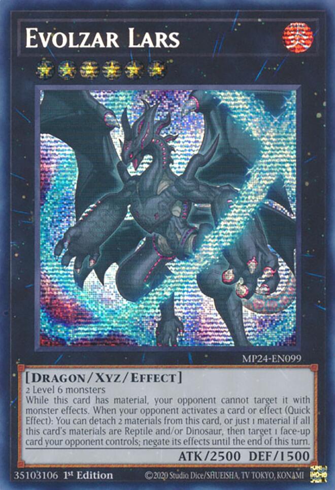 Evolzar Lars [MP24-EN099] Prismatic Secret Rare 
