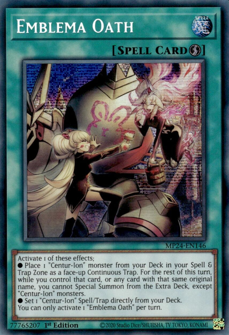 Emblema Oath [MP24-EN146] Prismatic Secret Rare