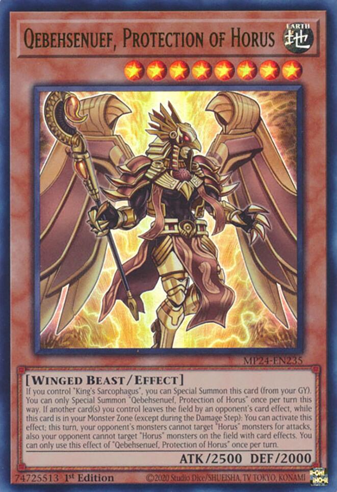 Qebehsenuef, Protection of Horus [MP24-EN235] Ultra Rare 