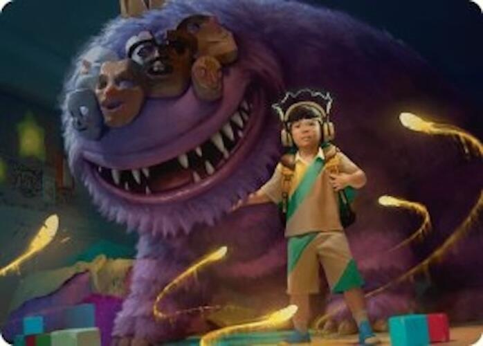 Toby, Beastie Befriender Art Card [Duskmourn: House of Horror Art Series] 