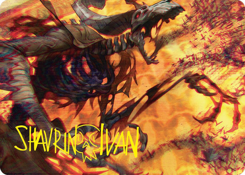 Unwanted Remake Art Card (Gold-Stamped Signature) [Duskmourn: House of Horror Art Series] 