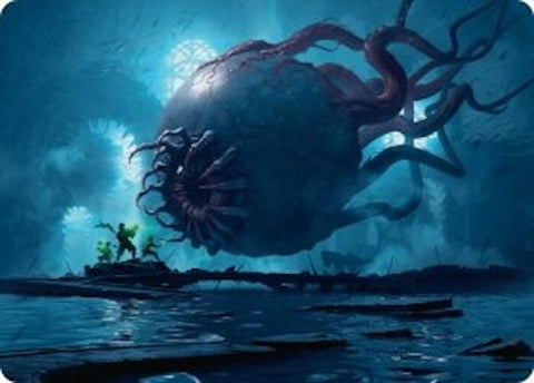 Abhorrent Oculus Art Card [Duskmourn: House of Horror Art Series] 