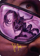 Doomsday Excruciator Art Card (Gold-Stamped Signature) [Duskmourn: House of Horror Art Series] 