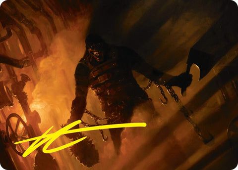 Boilerbilges Ripper Art Card (Gold-Stamped Signature) [Duskmourn: House of Horror Art Series] 