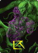 Tyvar, the Pummeler Art Card (Gold-Stamped Signature) [Duskmourn: House of Horror Art Series] 