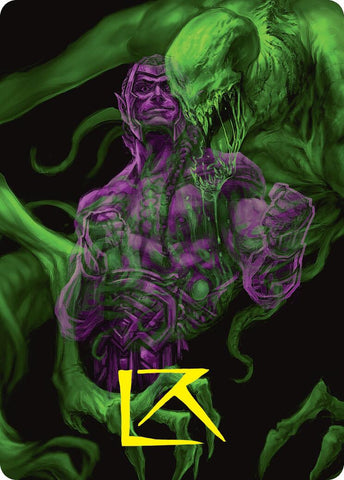 Tyvar, the Pummeler Art Card (Gold-Stamped Signature) [Duskmourn: House of Horror Art Series] 