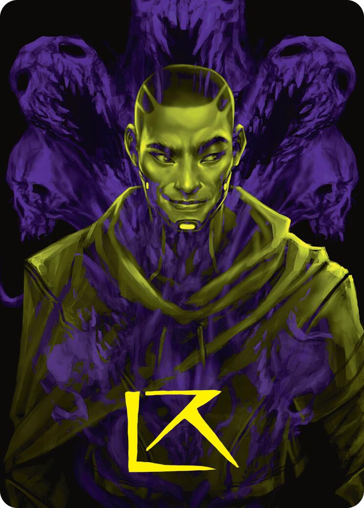 Kaito, Bane of Nightmares Art Card (Gold-Stamped Signature) [Duskmourn: House of Horror Art Series] 