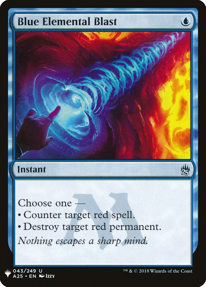 Blue Elemental Blast [Mystery Booster] 