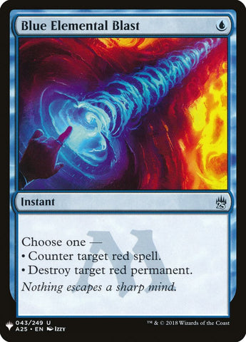 Blue Elemental Blast [Mystery Booster] 