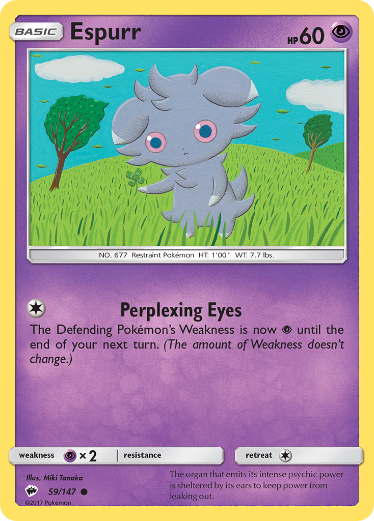 Espurr (59/147) [Sun &amp; Moon: Burning Shadows] 
