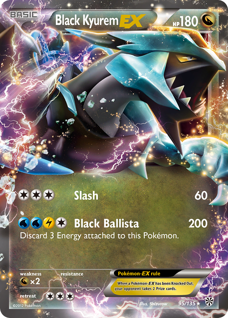 Black Kyurem EX (95/135) [Black &amp; White: Plasma Storm] 