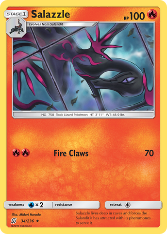 Salazzle (34/236) [Sun &amp; Moon: Unified Minds] 