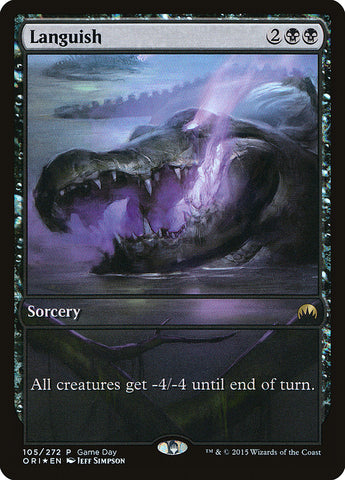Languish (Game Day) (Full Art) [Magic Origins Promos] 