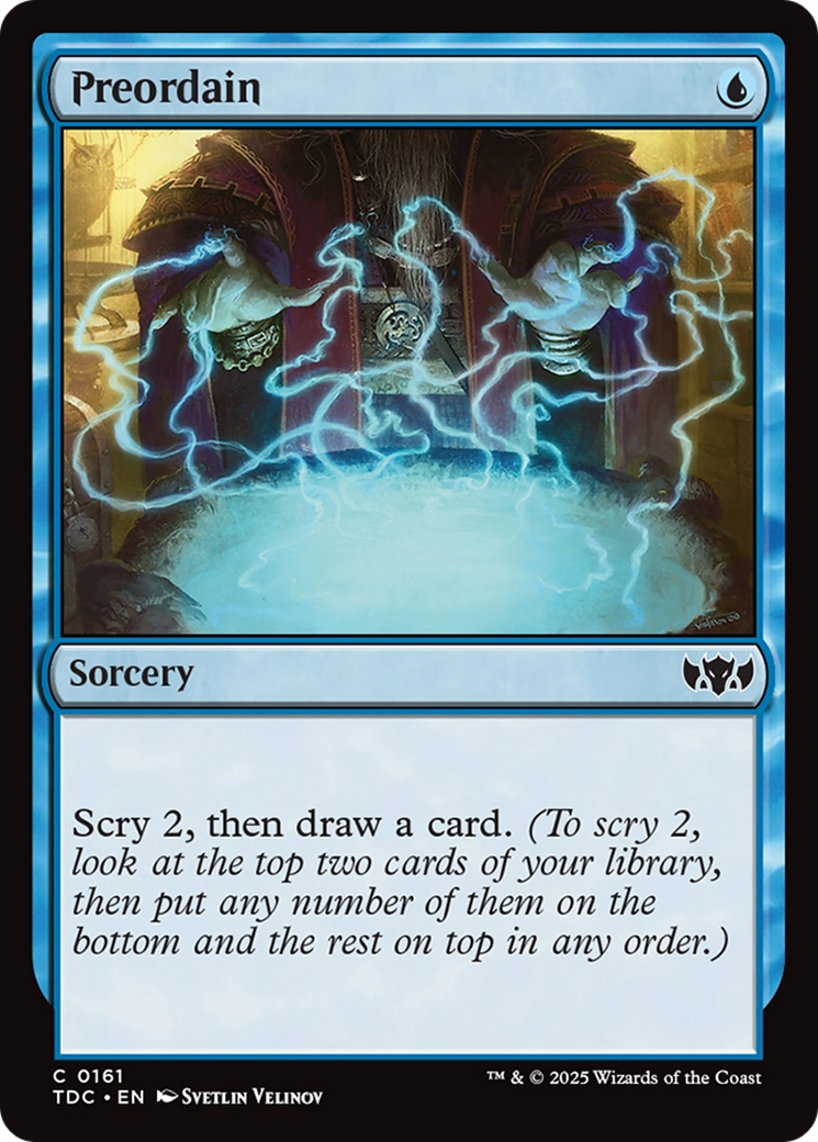 Preordain [Tarkir: Dragonstorm Commander] 