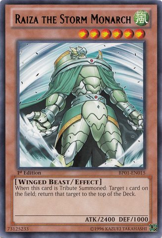 Raiza the Storm Monarch [BP01-EN015] Rare 
