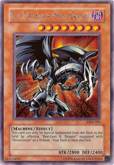 Red-Eyes Black Metal Dragon (Forbidden Memories) [FMR-001] Prismatic Secret Rare 