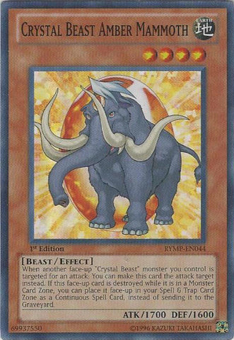 Crystal Beast Amber Mammoth [RYMP-EN044] Super Rare 