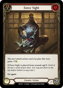 Force Sight (Red) [ARC206-C] (Arcane Rising) 1st Edition Normal 