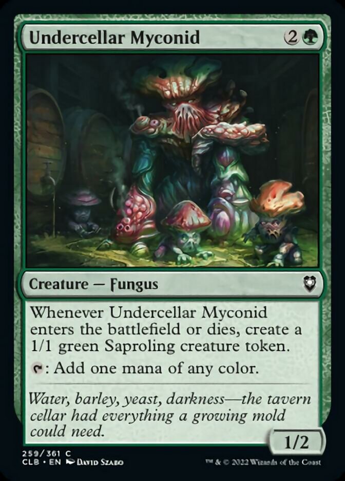 Undercellar Myconid [Commander Legends: Battle for Baldur's Gate]