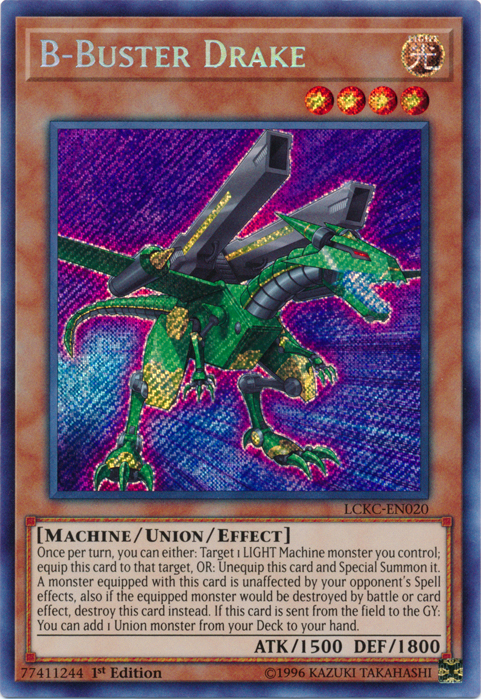 B-Buster Drake [LCKC-EN020] Secret Rare 