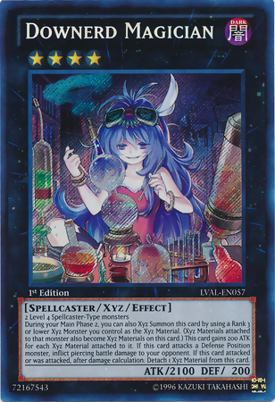 Downerd Magician [LVAL-EN057] Secret Rare 