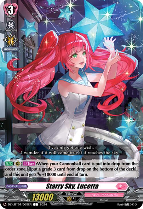 Starry Sky, Lucetta (DZ-LBT01/069EN) [Start Up Trial Deck: Lyrical Monasterio]