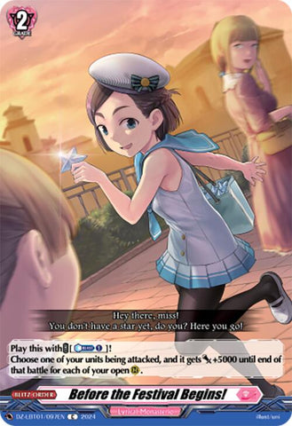 Before the Festival Begins! (DZ-LBT01/097EN) [Start Up Trial Deck: Lyrical Monasterio] 