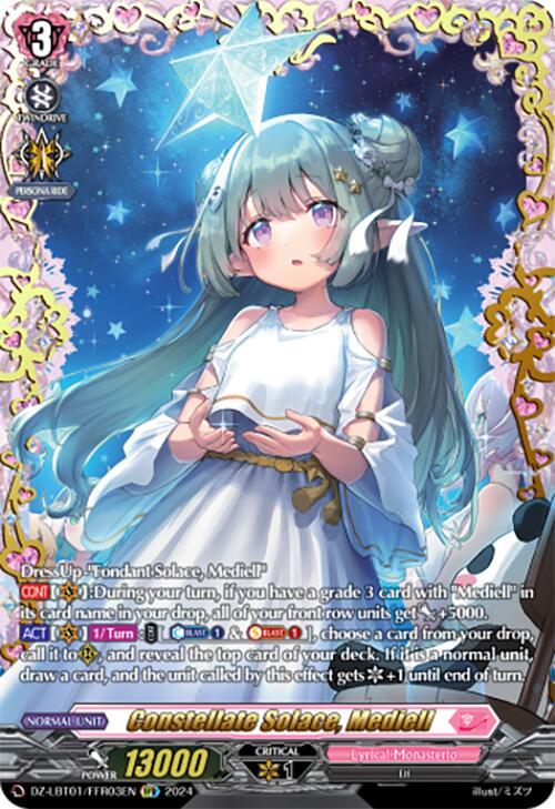 Constellate Solace, Mediell (DZ-LBT01/FFR03EN) [Start Up Trial Deck: Lyrical Monasterio]