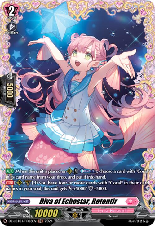 Diva of Echostar, Retentir (DZ-LBT01/FR03EN) [Start Up Trial Deck: Lyrical Monasterio]