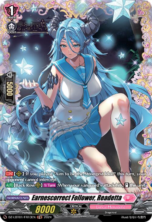 Earnescorrect Follower, Readetta (DZ-LBT01/FR13EN) [Start Up Trial Deck: Lyrical Monasterio]