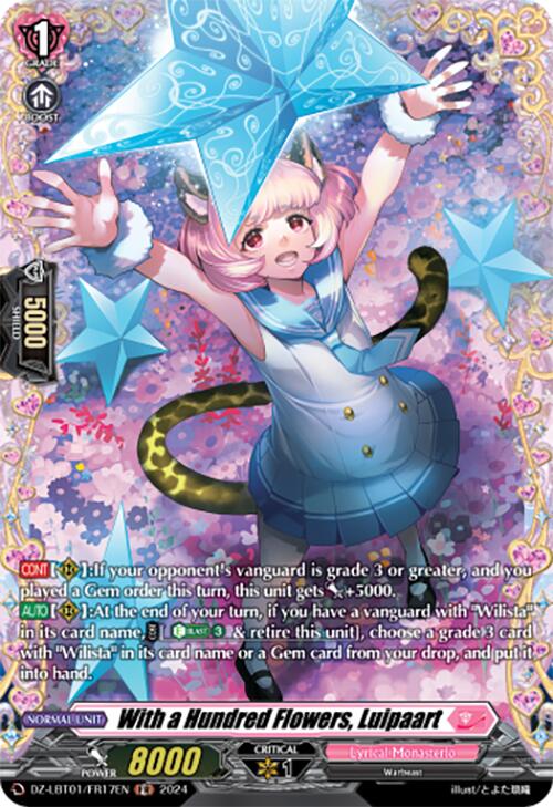 With a Hundred Flowers, Luipaart (DZ-LBT01/FR17EN) [Start Up Trial Deck: Lyrical Monasterio]