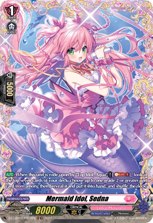 Mermaid Idol, Sedna (DZ-LBT01/FR19EN) [Start Up Trial Deck: Lyrical Monasterio]