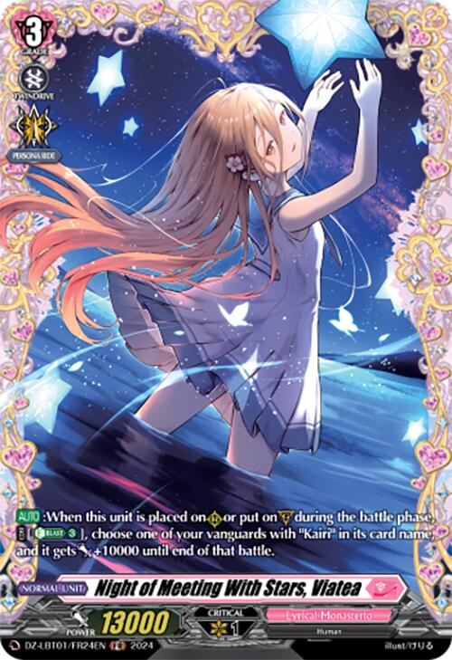 Night of Meeting With Stars, Viatea (DZ-LBT01/FR24EN) [Start Up Trial Deck: Lyrical Monasterio]