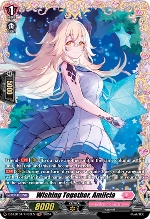 Wishing Together, Amiicia (DZ-LBT01/FR33EN) [Start Up Trial Deck: Lyrical Monasterio]