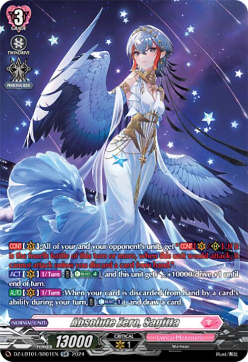 Absolute Zero, Sagitta (DZ-LBT01/SR01EN) [Start Up Trial Deck: Lyrical Monasterio]