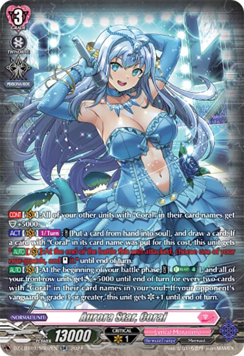 Aurora Star, Coral (DZ-LBT01/SR02EN) [Start Up Trial Deck: Lyrical Monasterio]