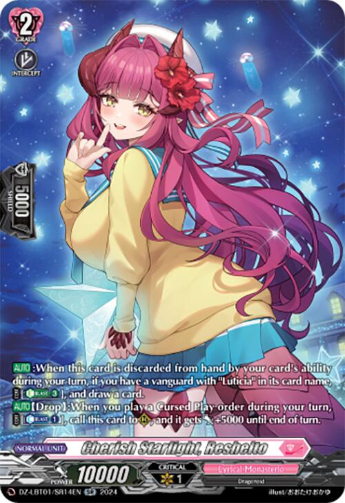 Cherish Starlight, Reshelto (DZ-LBT01/SR14EN) [Start Up Trial Deck: Lyrical Monasterio]