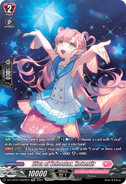 Diva of Echostar, Retentir (DZ-LBT01/SR22EN) [Start Up Trial Deck: Lyrical Monasterio]