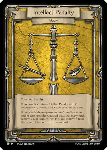 Intellect Penalty [JDG000] (Promo) Rainbow Foil 
