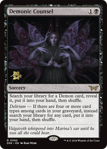Demonic Counsel [Duskmorn: House of Horror Prerelease Promos] 