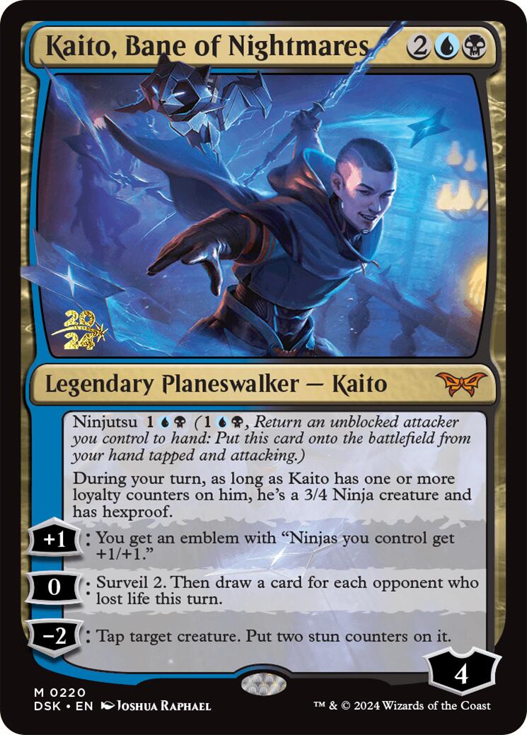 Kaito, Bane of Nightmares [Duskmorn: House of Horror Prerelease Promos] 