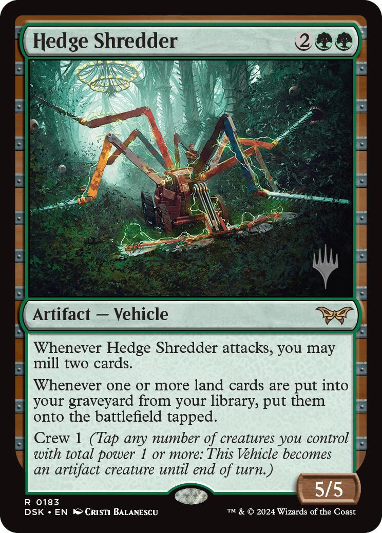 Hedge Shredder [Duskmourn: House of Horror Promos] 
