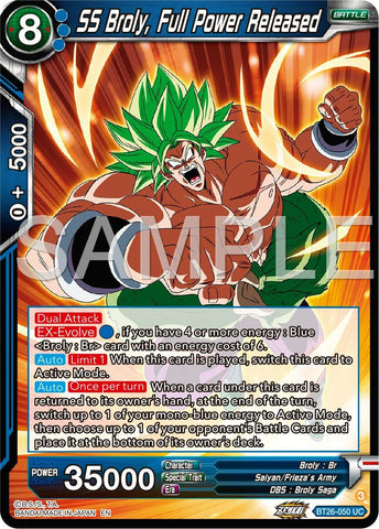 SS Broly, Full Power Released (BT26-050) [Ultimate Advent] 