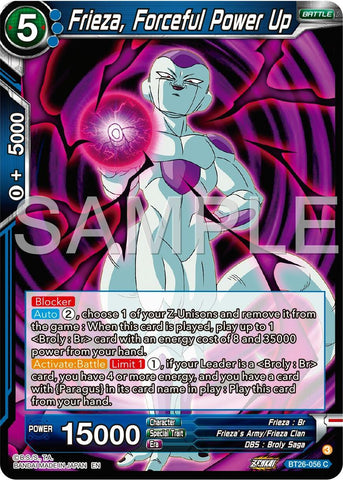 Frieza, Forceful Power Up (BT26-056) [Ultimate Advent] 