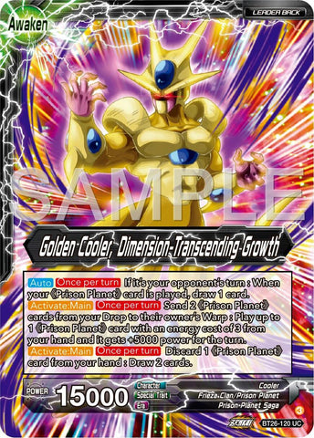 Cool // Golden Cooler, Dimension-Transcending Growth (BT26-120) [Ultimate Advent] 