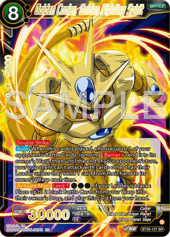 Golden Cooler, Golden Fighting Spirit (BT26-127) [Ultimate Advent] 